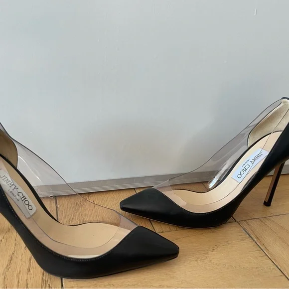Jimmy Choo PVC and black pumps 39.5 - Picture 3 of 6